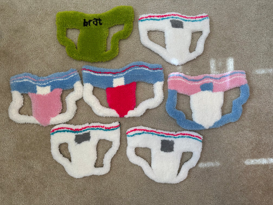 bratty Jock Strap Rug