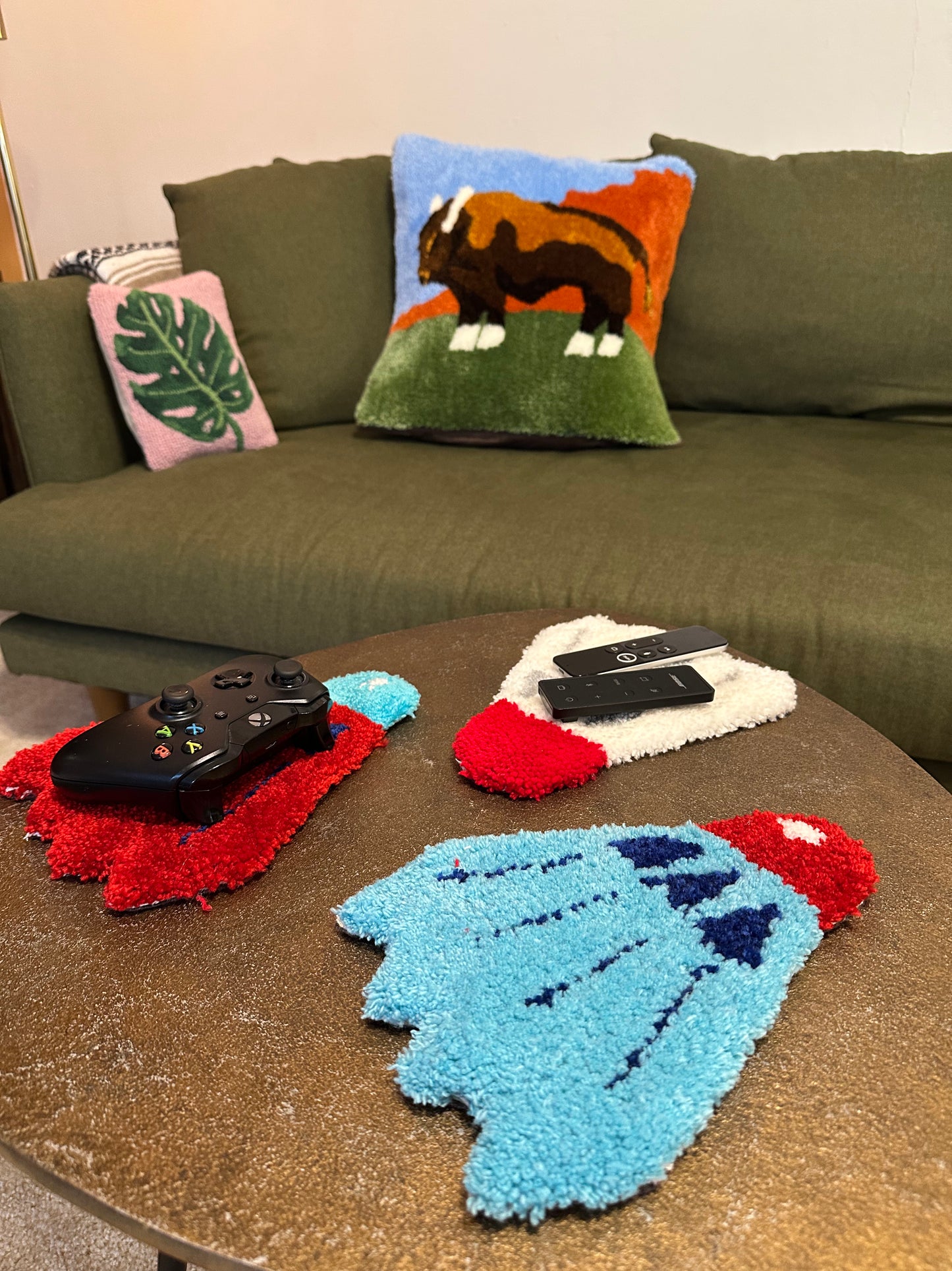 Shuttlecock Mug Rugs