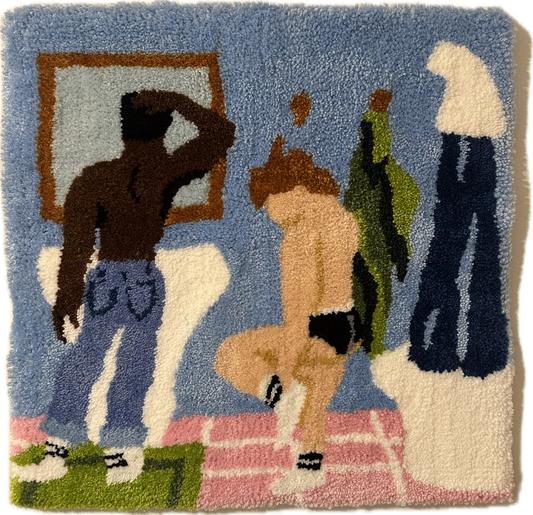 Bathers Wall Rug