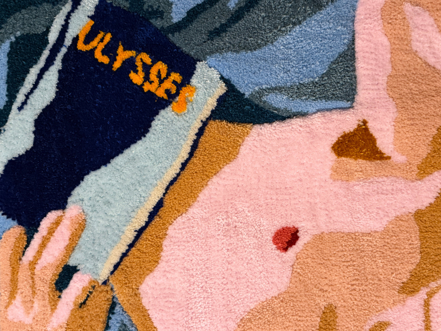 Tufted Wall Rug | 'Jerry' After Paul Cadmus | American Modernism